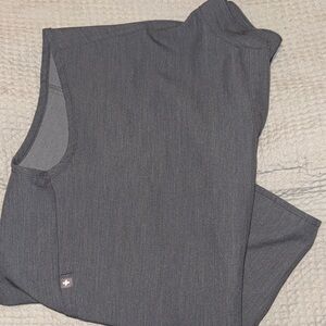 Figs Heather Denim Rafeala Top Size S